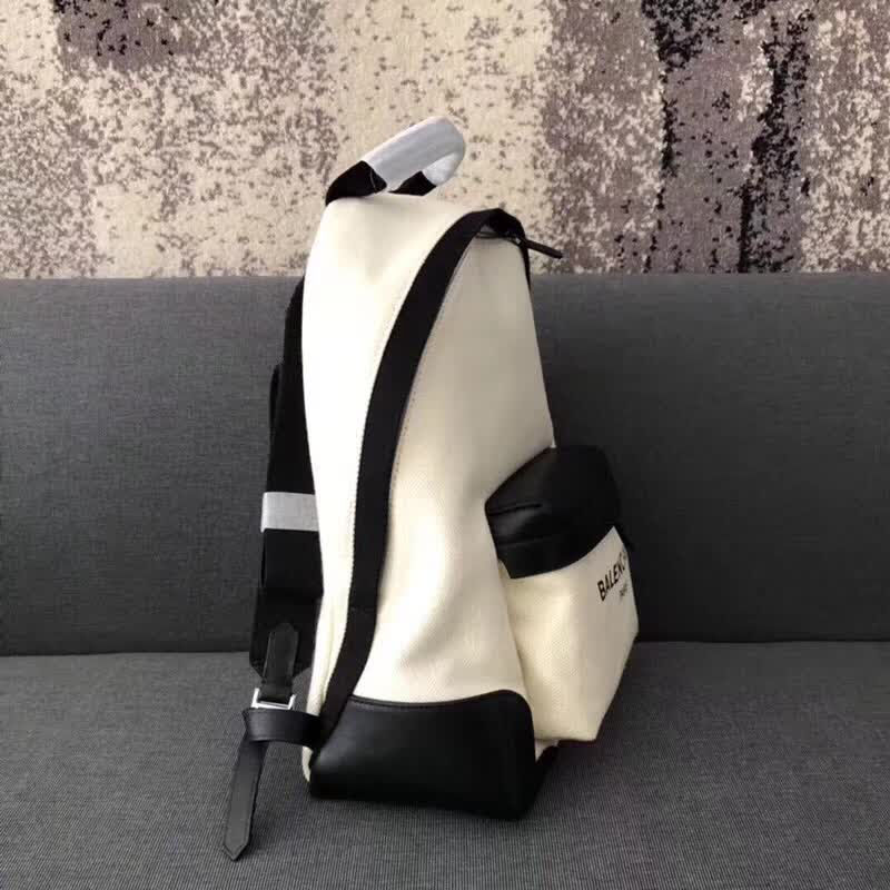 BALENCIAG巴黎世家 Le Dix Money 帆布配牛皮 小號雙肩包  BL1781